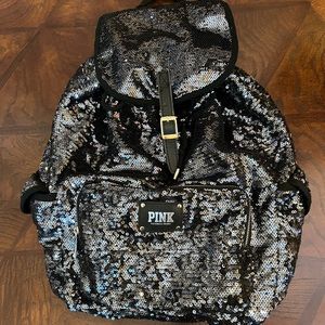Pink Victoria’s Secret Sequin Backpack